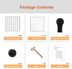 AWTATOS 12 Cube Storage Wire Closet Organizers DIY Stackable Storage Shelves Bookcase Cabinet for Home Office, Black