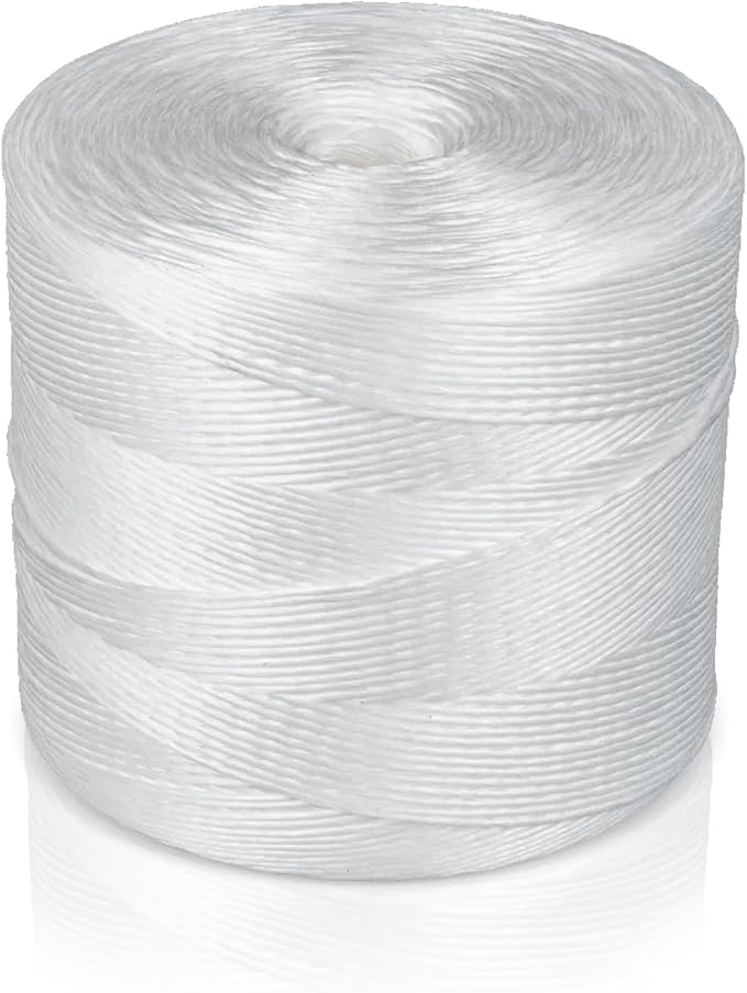 Tomato Twine 6300 Ft - Heavy Duty Polypropylene Twine White