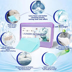 Laundry Detergent Sheets | Ultra-Portable | Travel Size | 192 Loads, 5-Second Dissolve | TSA-Approved & Eco-Friendly | 2X Stain Removal Tech | HE-Safe Detergent Sheets, Fresh Botanical Scent