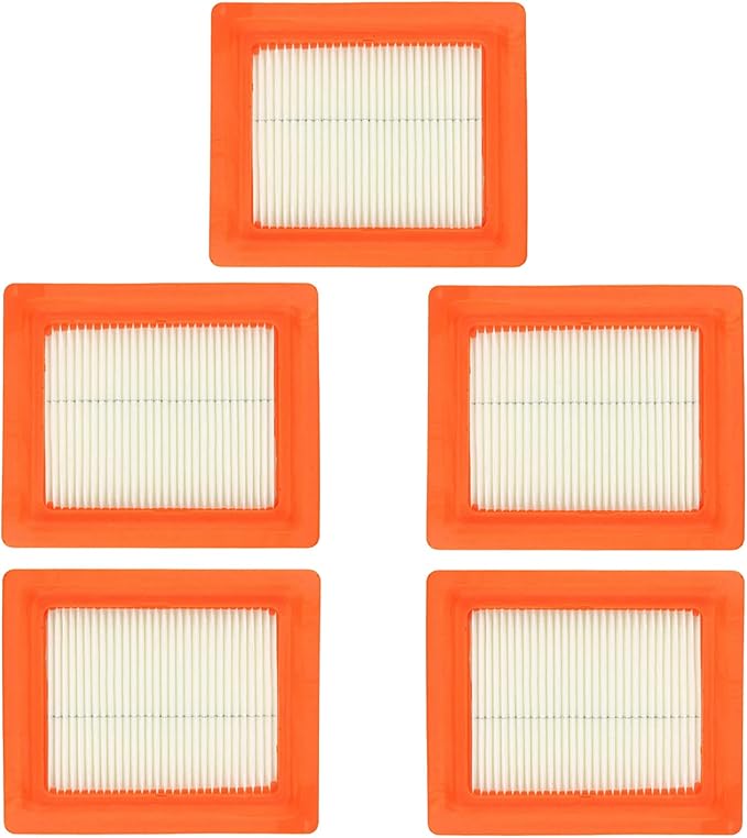 17211-Z8B-901 17211-zl8-023 Air Filter replacement for Honda gc135 gcv135 gc160 gcv160 gc190 gcv190 gx100 /gxv57 Engines Lawn Mower Air Cleaner 491588 399959 F220 tillers, Bomag BT60(Pack of 5)