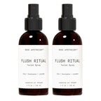 Muse Apothecary Flush Ritual - Aromatic & Refreshing Toilet Spray, Use Before You Go, 4 oz, Infused with Natural Essential Oils - Aloe + Eucalyptus + Lavender, 2 Pack