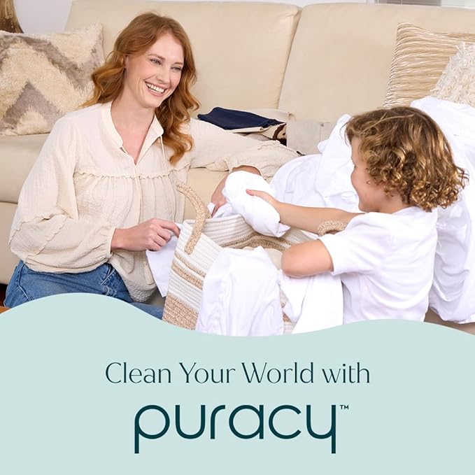 Puracy Multi-Surface Cleaning Wipes – Non Toxic Multi Surface Cleaner for Grease & Grime, All Purpose Appliance Wipes, Lemongrass Scent (10.8 oz, 1 Pack, 50 Count)