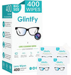 Lens Wipes for Eyeglasses,400 Count (Pre-moistened Indepently Packaged,Safe,Scratch Free, Suitable for Eyeglass,Sunglasses,Camera,Goggle,Phone,Tablet)