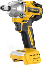 Cordless Impact Wrench for DeWalt Battery, 500Nm (369Ft-Lbs) 1/2" & 1/4" Brushless Impact Gun, 2-Speed High Torque Power Tool for Tire Removal, Rusted Bolts, Car Maintenance(No Battery)