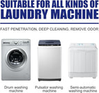 Washing Machine Cleaner Powder, 2025 Best Deep Clean for Front or Top Load Washers, Inside Drum and Laundry Tub Seal, HE Washer Cleaning Solution for Long-Removes Odor (36)