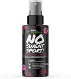 NO SWEAT! SPORT Fabric Odor Neutralizer for Athletic Clothes & Shoes – Movement-Activated Odor Control for Workouts, Gym & Sports | Alcohol-Free, Fabric Safe, 98% Natural Ingredients (20mL)