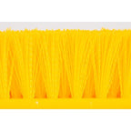 SPARTA Multi-Level Tile Scrub Brush 12" Wide Brush Head, Heavy-Duty Tile Cleaning Brush with End Bristles for Commercial Tiles, Tubs and Floor, Plastic, 12 Inches, Yellow, (Pack of 12)