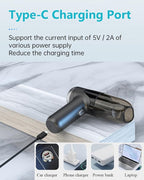 Small Car Vacuum-Strong Suction/Blowing/Vacuuming | Ultra Lightweight 0.68LB | 3-IN-1 Mini Handheld Vacuum Cleaner Cordless Portable Air Dusters Type C Port High Power Motor for Home Office Computer