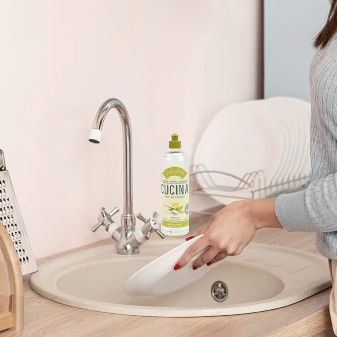 Fruits & Passion Cucina Dish Soap Detergent Refill Sea Salt and Amalfi Lemon-500ml