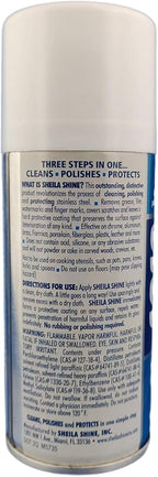 Shiela Shine 3 Oz. Stainless Steel Cleaner and Polish Spray, Removes Grease, Fingerprints, Watermarks in Household, Kitchen Cleaner Spray for Stainless Steel Ideal for Appliances, Fridge, Sink, Stoves