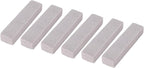 WALFRONT 6PCS Pool Pumice Stone Toilet Bowl Cleaner & Hard Water Remover PVC Scouring Sticks for Bathtub Shower Tile Kitchen Sink Swimming Pool Grates (S 10x25cm)