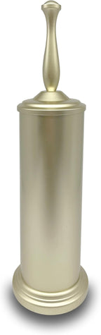 Satin Matte Gold Toilet Bowl Brush with Holder, Durable Bathroom Cleaning Tool, Modern Design for Easy Toilet Maintenance, Bathroom Cleaner Brush for Efficient Cleaning and Hygiene