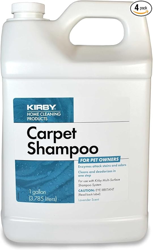Kirby 237507 Carpet Cleaning Solution – Deep Cleaning Formula for Carpet Machines (512 Fl Oz)