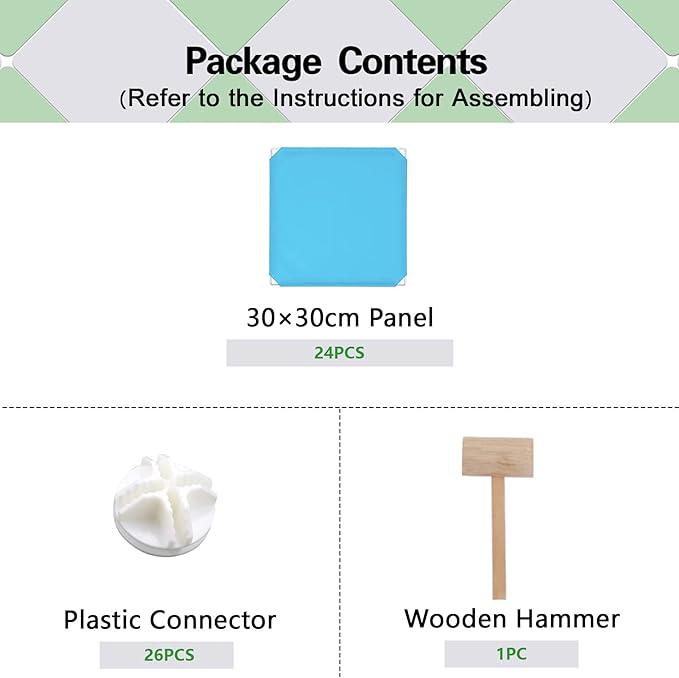 C&AHOME Cube Storage Organizer, 6-Cube Shelves Units, Closet Cabinet, DIY Plastic Modular Book Shelf, Ideal for Bedroom, Living Room, Office, 36.6" L x 12.4" W x 36.6" H Blue UPCS06L