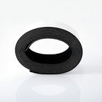 FOSHIO Micro Fiber Felt for Squeegee Edge Wrapping 2 Meters Length - Black Felt to Cover The Edges of Hard Card Squeegees