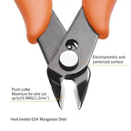 KATA Micro Wire Cutters Pliers: Precision Flush Cutter Tools for Jewelry Making Craft- 5-Inch Small Zip Tie Cutter Nippers - Mini Wire Side Cutting Snips for Electronics, Hobby Plastic Models, Gundam