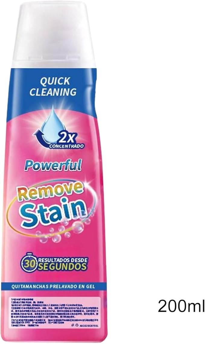 Household Stain Remover Gel, 200ml Nano Stains Remover Quick Cleaning Gel, Laundry Stain, Heavy Duty Quick Cleaning Gels for Clothes