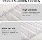 15-Pack Spring-Loaded Shelf Pushers Kit, 15in for 29–38 oz Products – Automatic Retail Display Organizer for Gondola & Store Shelves