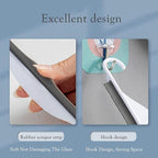 Zittop 3 Pcs Silicone Wiper, Silicone Mini Kitchen Countertop Squeegee for Cleaning Sink, Counter, Tiles, Window, Bathroom Shower, Floor