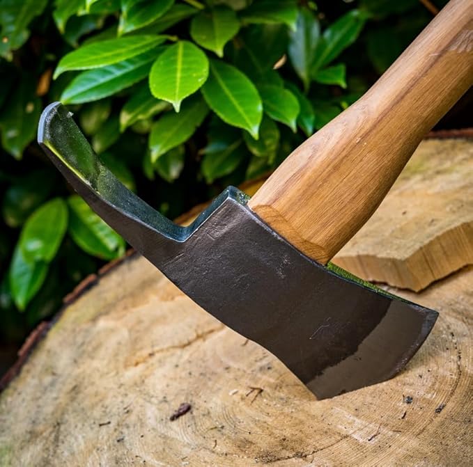 Adler - The Pulaski Axe - German Made Dual Axe/Hoe Head Multi-Tool for Camping & Landscaping, 3.5 lb Head, 23.6" Anti-Slip Handle