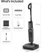 Tineco Floor ONE i6 Stretch Wet Dry Vacuum Cleaner, Vacuum & Mop All in One, 20kpa Powerful Suction, Up to 40 Minutes Runtime, 180° Lay-Flat, Anti-Tangle Design, Full-Path Self-Cleaning&185℉ Flashdry