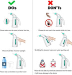 OGHom Steamer for Clothes,Portable Handheld Travel Steamer,300ml Large Capacity,950W,30 Second Fast Heat Up Garment Steamer (Turquoise)