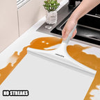 All-Purpose Shower Squeegee for Glass Doors, Silicone Squeegee for Bathroom, Shower Doors, Mirrors, Tiles, 10 inch, White