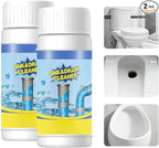 Drain Cleaner Powder, 2026 New Multi-functional Pipeline Dredging Agent, Sink Drain Cleaning Powder for Kitchen, Bathroom, Toilet, Pipe Maintenance (2PCS)