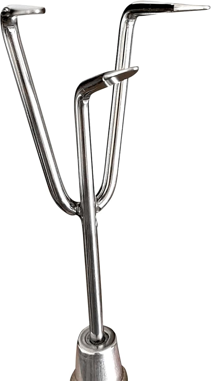 Garden Guru Eco Hand Cultivator Rake Tiller Tool- 100% Recycled Stainless Steel - Rust Resistant - FSC Certified Wood Ergonomic Handle - Great for Gardening Cultivating Loosening Weeding