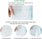UNIKON Pet Hair Lint Roller Refills Pet Hair Removal Refills, Japanese Sticky Mop Refill 180 Sheets, 6 Packs