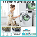 Washing Machine Cleaning Tablets: Powerful Deep Cleaning for Front Loader & Top Load Washer Machines - Clean Inside Drum and Laundry Tub Seal (48 pieces)