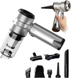 Car Vacuum Portable Cordless, 21000PA High Power Handheld Vacuum Cleaner with Brushless Motor,Mini Hand Held Vacuum Cordless Rechargeable Air Duster/Blower/Pump for Car, Home, Pet, Office