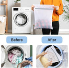 Vivifying Mesh Laundry Bags for Delicates, 3Pcs Honeycomb Mesh Wash Bags with Zipper for Washing Machine, Shoes, Lingerie, Socks and Stuffed Toys (Medium, 12.5 x 16Inches)