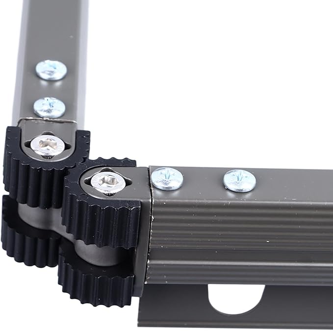 AUNMAS Clothes Drying Rack, Wall Mounted Clothes Hanger Rack Retractable Clothes Drying Rack Space Saver Clothes Rack for Balcony Laundry Bathroom (Bi Fold Grey)