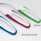 3 Pack Rubber Glass Shower Door Squeegee with 3 Shower Hooks, Multifunctional Squeegee Tool