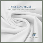 VALENGO New Lint Free Rags – 100% Cotton Cloth, Soft T-Shirt Rags, Lint Free Cloth for Staining Wood, Cast Iron, Dusting, Polishing, Painting and Cleaning – Reusable & Absorbent – 17”x17” (Pack of 14)