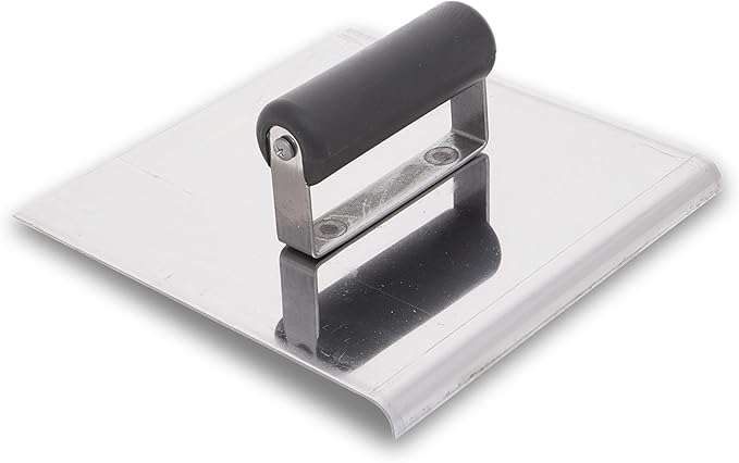 MARSHALLTOWN QLT Stainless Steel Hand Edgers, Plastic Handle Material, 203mm Length, 203mm Width, 19mm Radius, 22mm Lip, Made In The USA, CE530SP