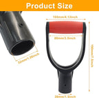Shovel D Grip Handle, 32mm Inner Diameter Plastic Spade Handle for Digging Raking Tools(Red)