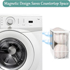 Magnetic Dryer Ball Holder, Lint Bin For Laundry Room, Wool Dryer Ball Storage Container Organizer, Metal Magnetic Laundry Organizer, Magnetic Basket, Laundry Room Organization And Storage