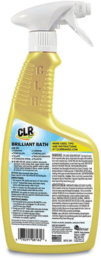 CLR Brilliant Bath Foaming Action Bathroom Cleaner Spray - For Use on Toilets, Baths, Showers, Sinks, Glass, Stainless Steel - Lavender Scent, 26 Ounce Bottle (Pack of 2)