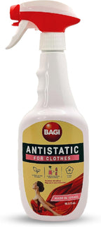 BAGI Anti Static Spray for Clothes – Fabric Refresher & Softener, Eliminates Static Cling, Prevents Shocks, Delicate Fresh Scent, Safe for All Fabrics, 16.9 fl.oz