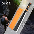 Billhook Sickle Machete for Yard Work Cutting Trees Heavy Duty machetes Mexicanos de Trabajo Best Machete Camping,Gardening Machete,Land Management,Hunting and Outdoor.