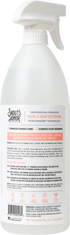 Skout's Honor Cat Urine & Odor Destroyer - Professional Strength, Plant-Powered, Cruelty-Free Urine Eliminator for Carpets and Indoor Living Spaces, 35 oz.