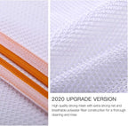 Kimmama Laundry Bags Mesh Wash Bag, Lingerie Bags for Washing Delicates, Net Washer Sack with Zipper, Dryer Pouch for Cleaning and Drying Cloths, Garment, Sweater, Bra, Pant, Sock, Toys, Scarf