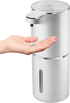 Automatic Liquid Soap Dispenser,4-Level Adjustable, Wall Mount,USB Rechargeable,12.8oz/ 380ml,Touchless Hand & Dish Soap Dispenser for Bathroom, Kitchen,Hotel, Restaurant