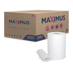 Maximus X0907 Recycled Paper Towels with Superior Absorbency, 10" Commercial Paper Towels Rolls Suitable for Office, Restaurant, and Healthcare Facilities, 6 Rolls Per Case