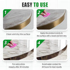 Nano Crystal Coating Agent For Tile & Furniture, Granite Countertop Cleaner and Sealer with Protection, Quartz Marble Stone Polish Cleaner for Permanent Hold & Shine Effect Fast Drying (2PCS)
