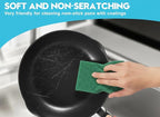 100-Pack Multipurpose Scouring Pads, Tough & Reusable Non-Scratch Cleaning Pads for Everything from Kitchen to Bathroom - Dishes, Grill, Oven, Sink, Bathtub