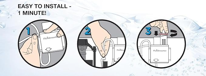 Fluidmaster 8202P8 Flush 'n Sparkle Automatic Toilet Bowl Cleaning System Refills, BioBalance Septic 2-Pack