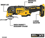 DEWALT Tools 5 Tool Power Tool Combo Kit, Cordless Drill Impact Driver Saw Oscillating Multi-tool Set with 20V MAX Battery and Charger (DCK551D1M1)